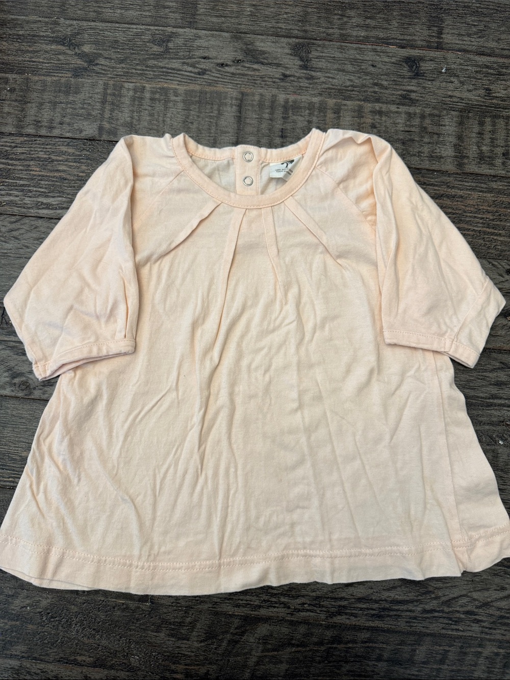Vintage Kate Quinn 3/4 Sleeve Top - Pink
